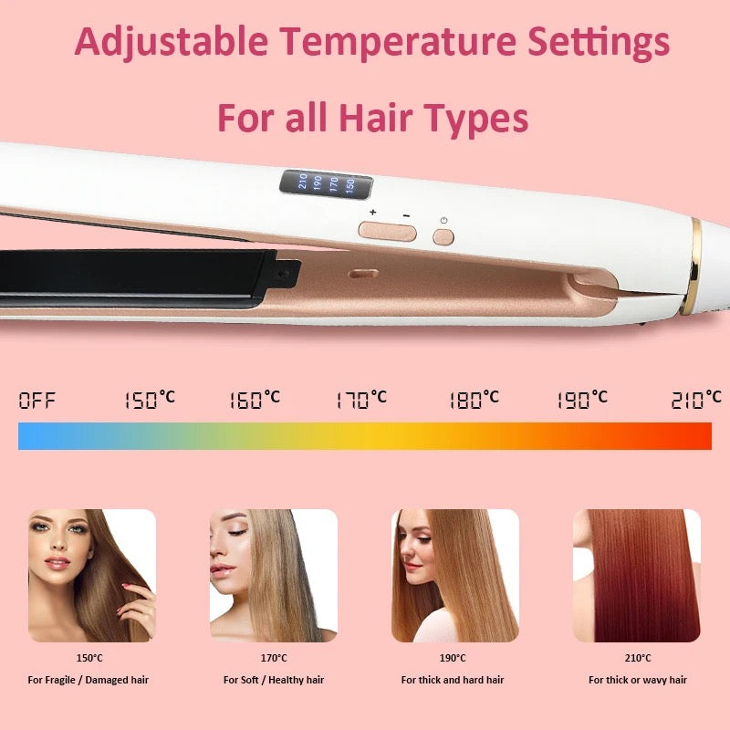 hair straightener flat iron hair straightener  plancha de cabello ceramic hair straightener