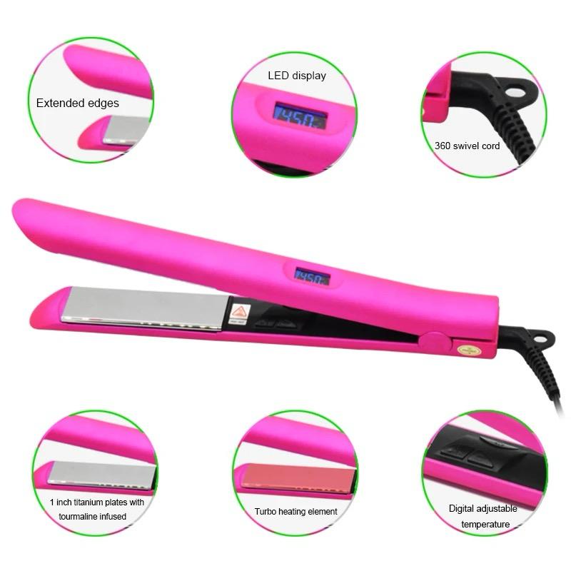 hair straightener hot tools straightener iron hot tools flat iron titanium plancha de pelo