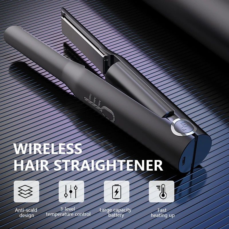 cordless hair straightener portable hair straightener wireless straightener plancha para cabello