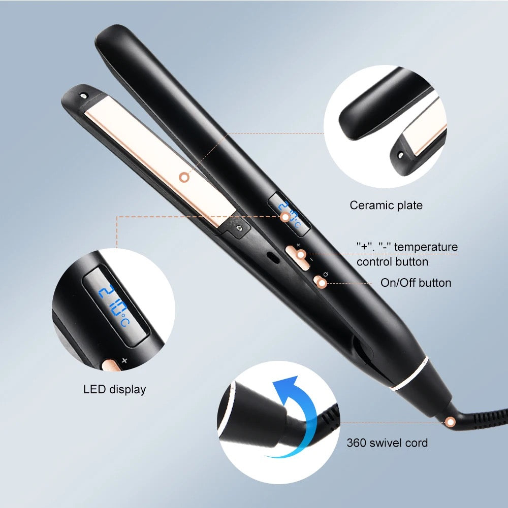 hair straightener flat iron hair straightener  plancha de cabello ceramic hair straightener