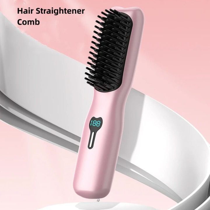 hair straightener brush hair straightener ionic cepillo para planchar cabello straightener comb