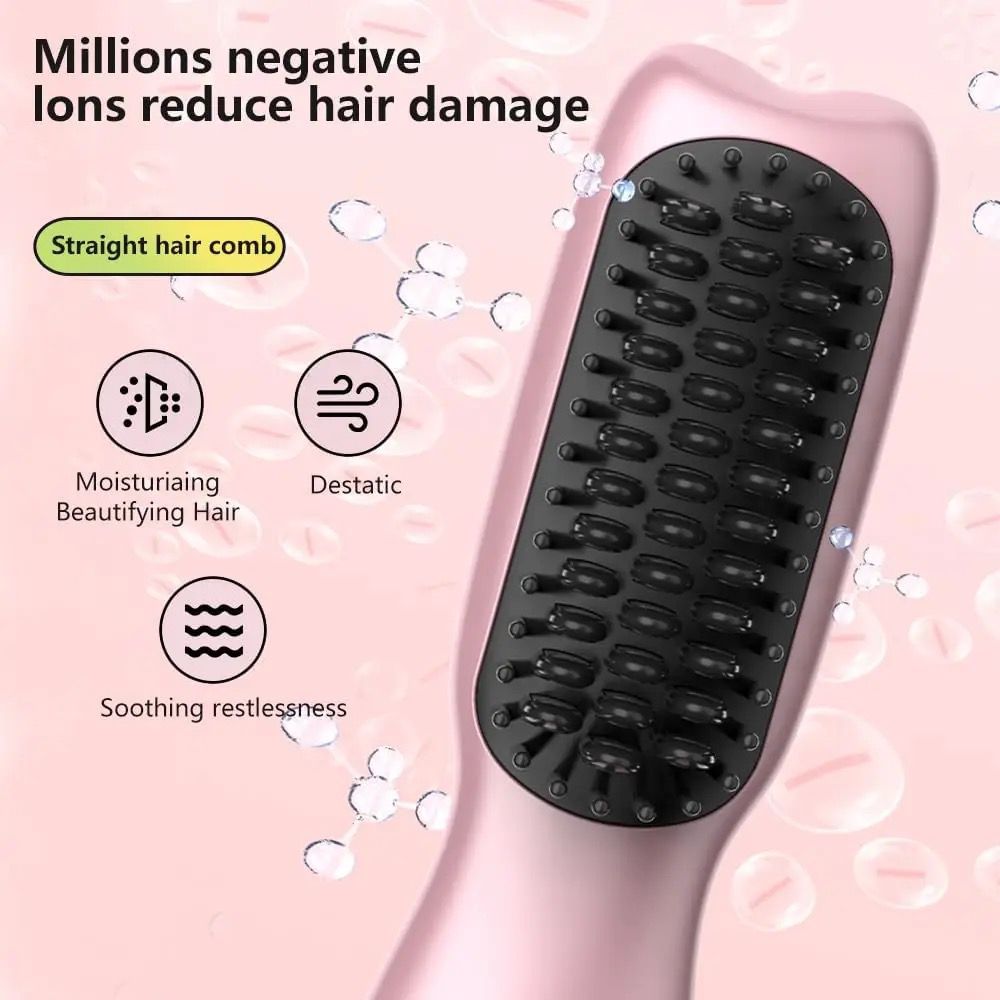 hair straightener brush hair straightener ionic cepillo para planchar cabello straightener comb