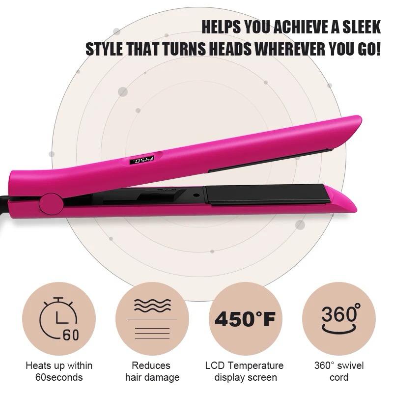 hair straightener hot tools straightener iron hot tools flat iron titanium plancha de pelo